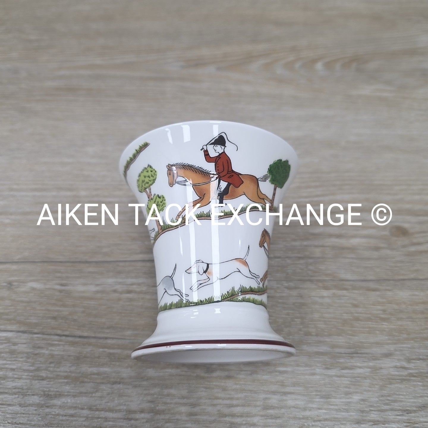 Coalport Hunting Scene Posy Pot