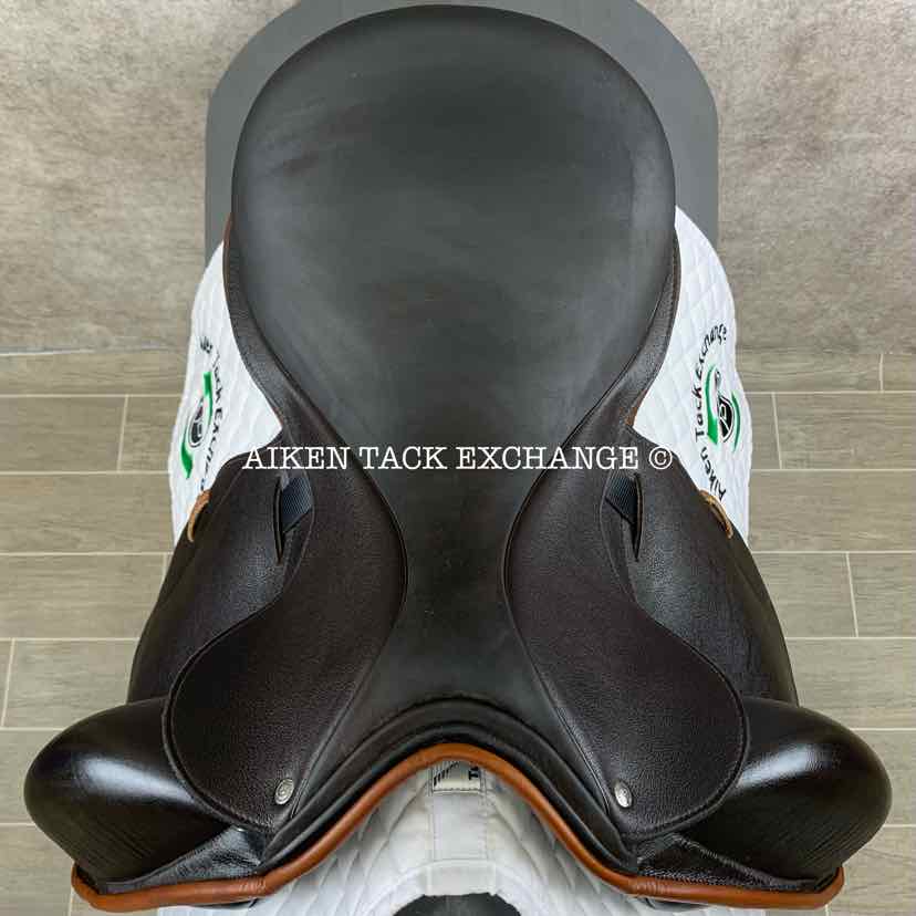 2024 Custom Saddlery Icon Flight Monoflap Dressage Saddle, 17.5" Seat, Adjustable Tree, Wool Flocked Panels