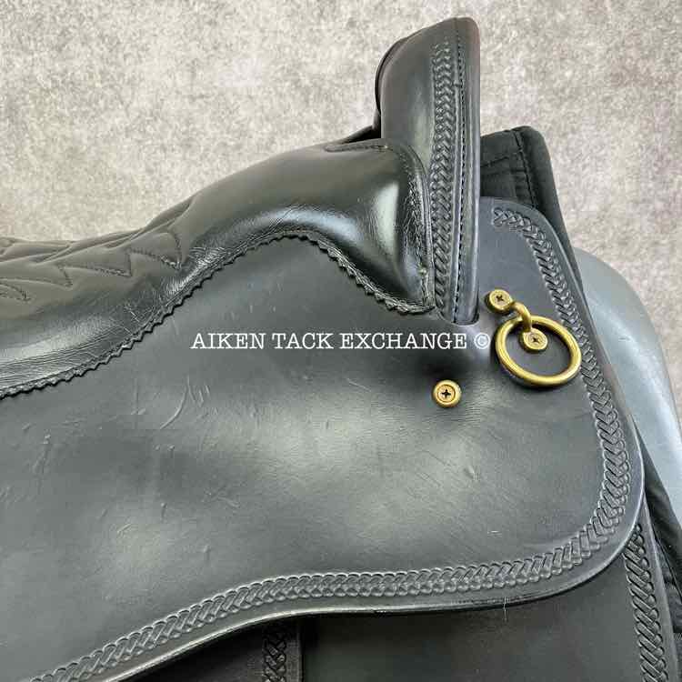 2005 Tucker 146 Classic River Plantation Endurance Saddle, 17.5" Seat, Medium Tree - Semi QH Bars