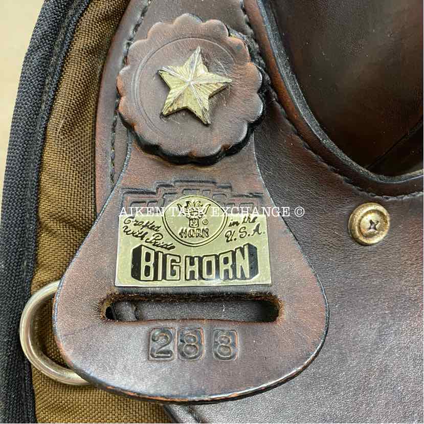 Big Horn 288 Cushion Flex Western Saddle, 16" Seat, Wide Flex Tree - Full QH Bars