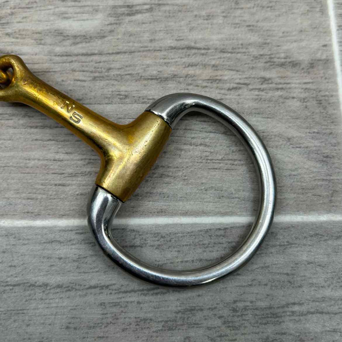 Neue Schule Trans Angled Lozenge Eggbutt Bradoon Bit 4.75"