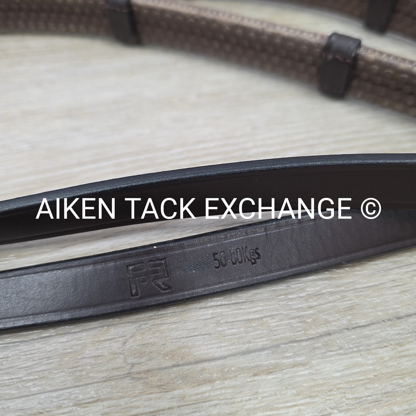 FR Vincitore Equestrian Libre Reins, 50-80 kg Connector Weight, Brown, 53"