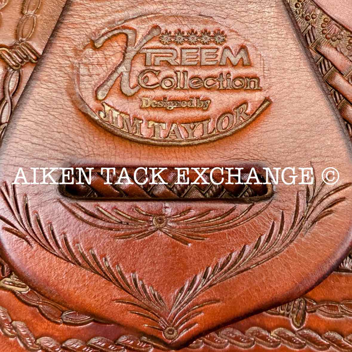 **On Trial** Jim Taylor Saddlery Xtreem Reining Western Saddle, 16" Seat, Shoulder Free Tree - Wide - Full QH Bars