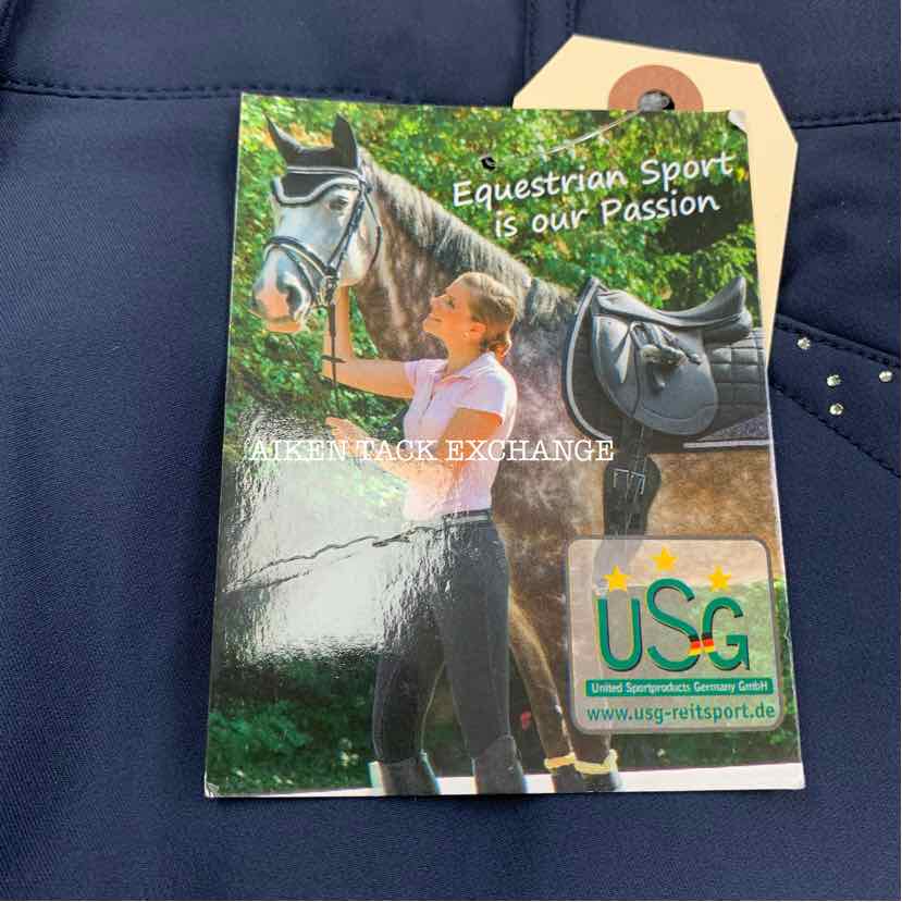 KL Select USG "Lizzy" Silicone Full Seat Breeches, Size 32