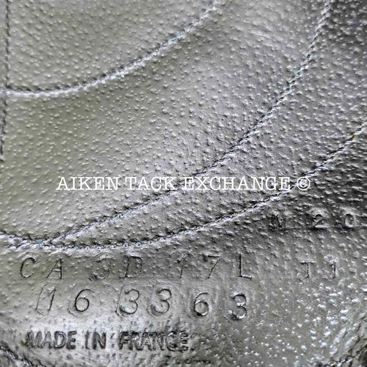 2016 Antares Cadence Monoflap Dressage Saddle, 17" Seat, 3D Flap, Medium Wide Tree, Foam Panels, Full Buffalo Leather