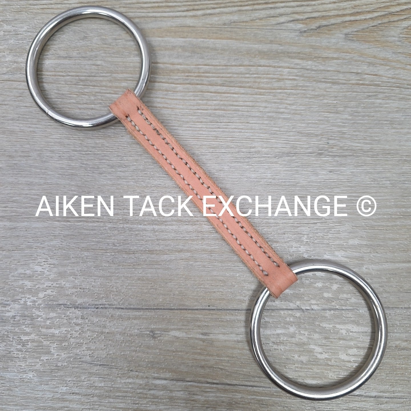 Straight Leather Loose Ring Bit 5"