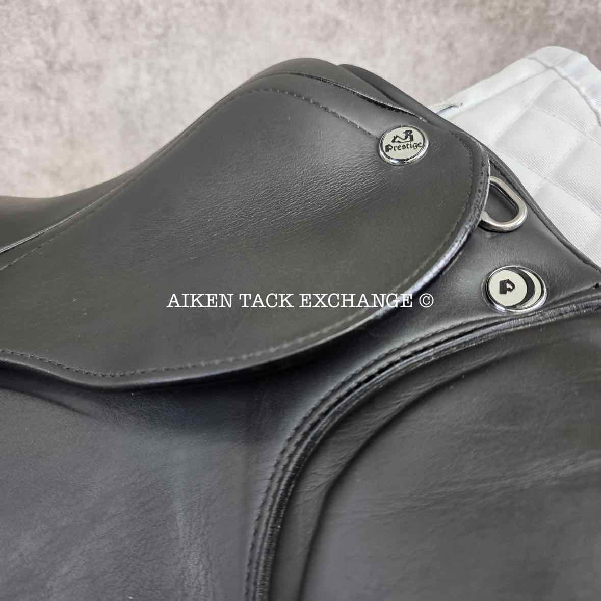 2016 Prestige X-Helen D Dressage Saddle, 17" Seat, 34 Tree - MW, Wool Flocked Panels