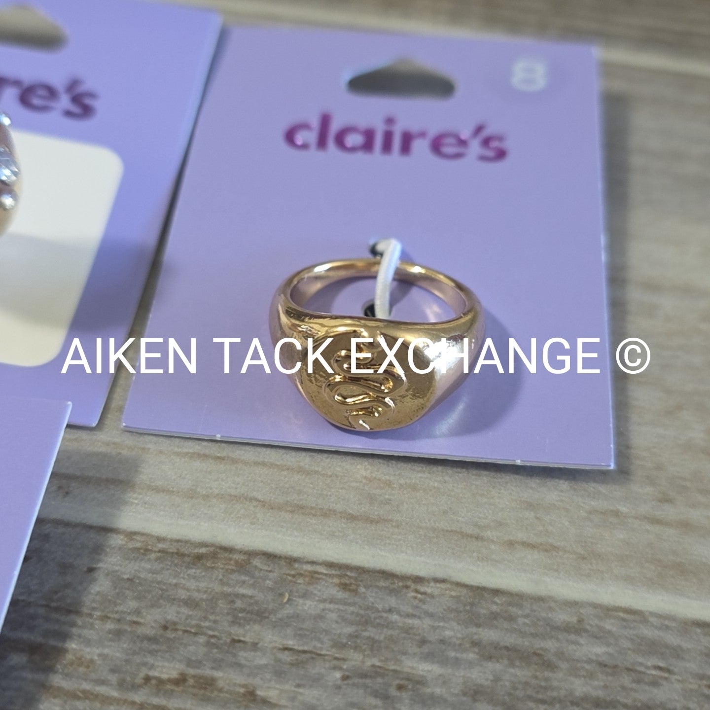 Claire's Rings (4) - Size 8