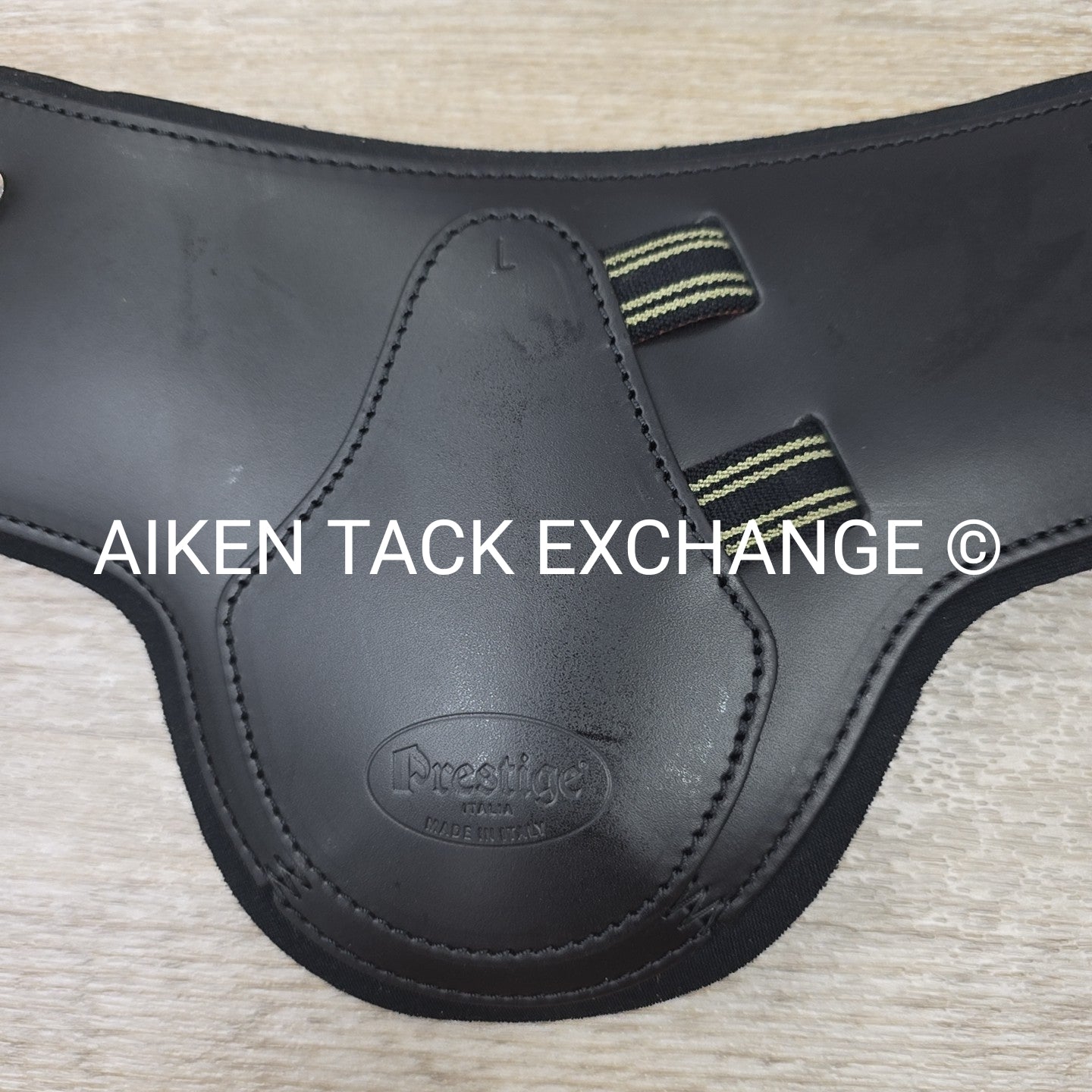 Prestige Leather Jumping Boot Set, Front & Back, Size Large