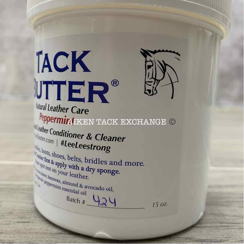 Tack Butter All Natural Leather Cleaner/Conditioner, Peppermint - 15 oz