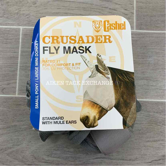 Cashel Crusader Fly Mask with Mule Ears, Size Small Pony / Large Mini Donkey