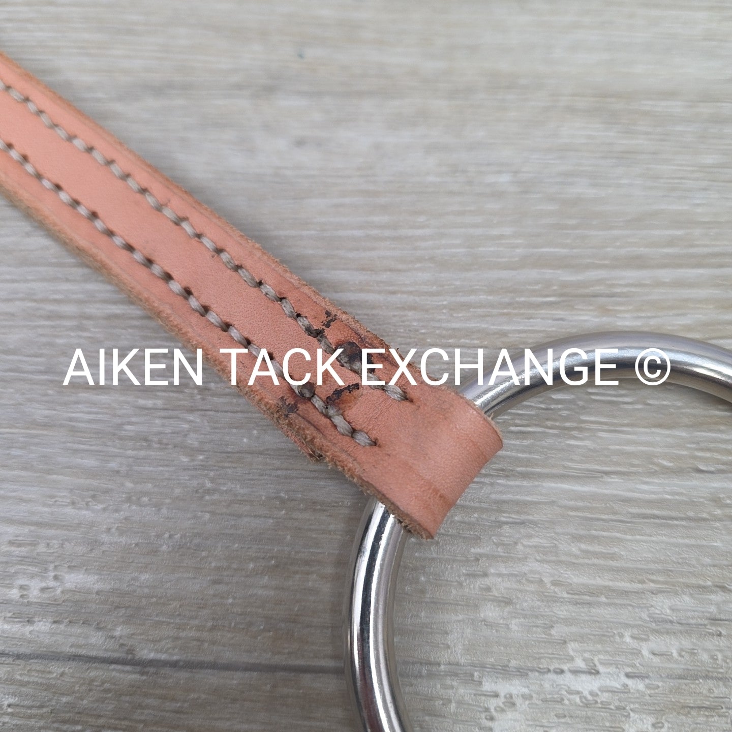 Straight Leather Loose Ring Bit 5"