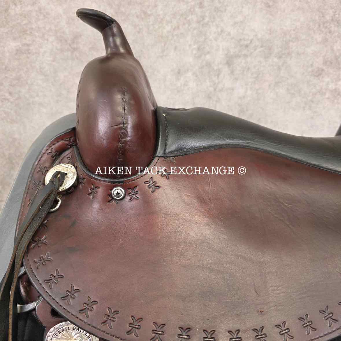 2013 Circle Y 1581 Alabama Trail Gaiter Western Saddle, 17" Seat, Wide Tree - Full QH Bars