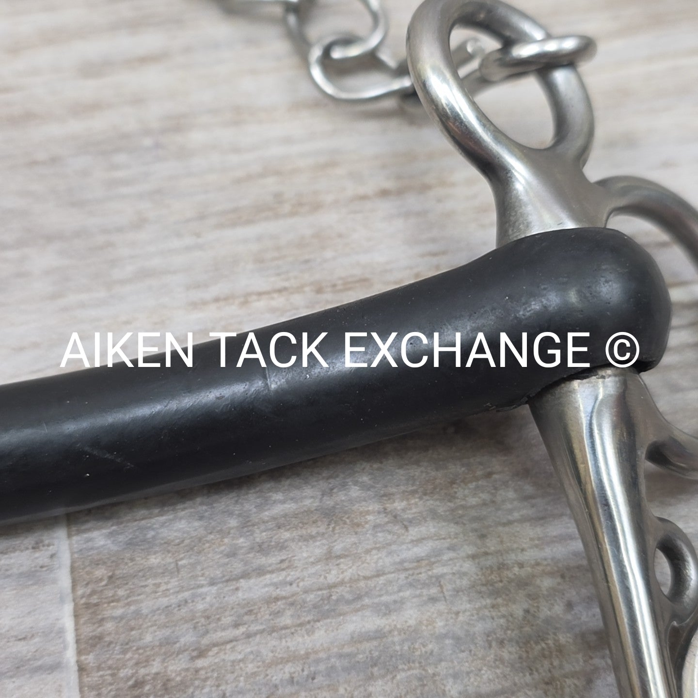 Centaur Hard Rubber Mullen Mouth Pelham Bit 5"