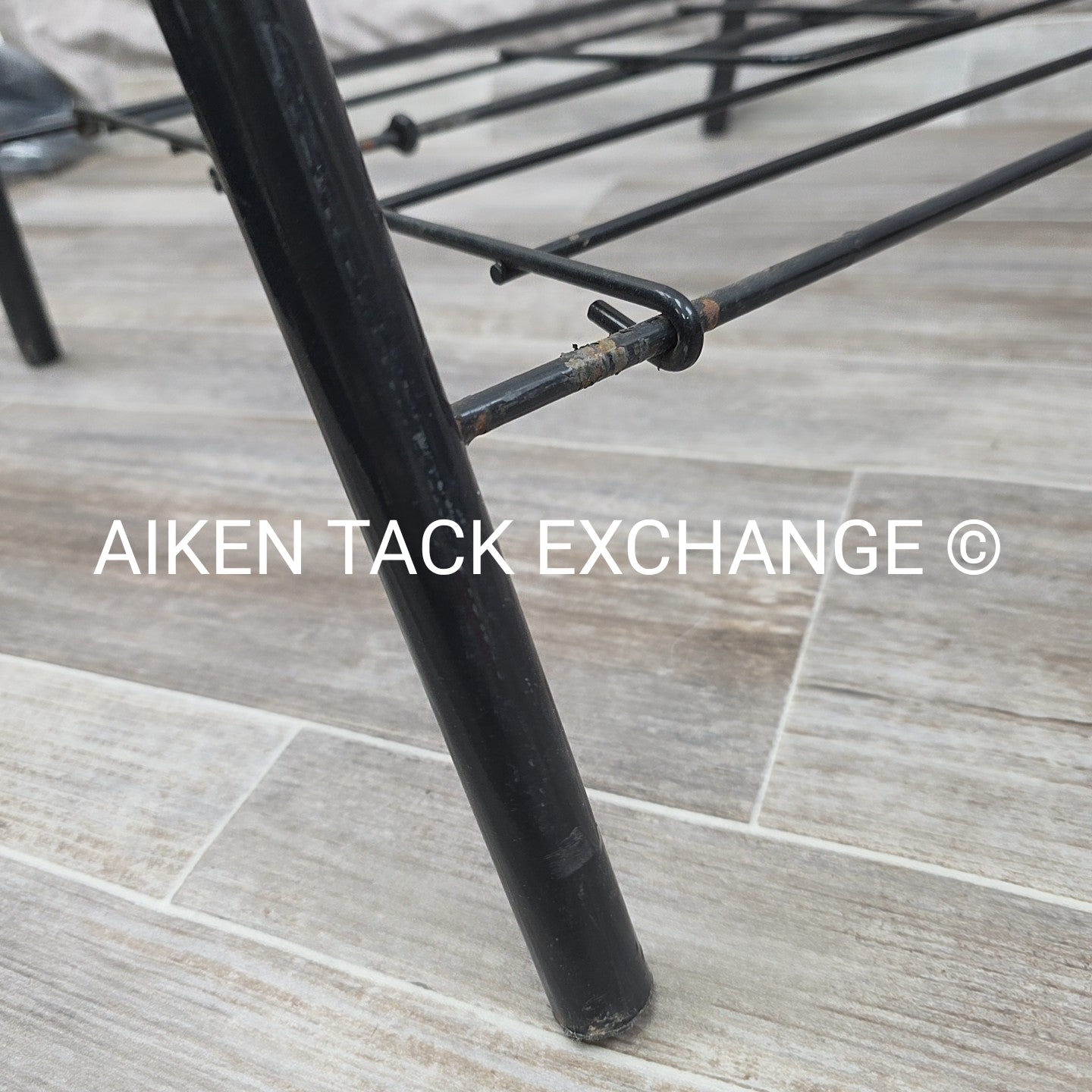 Folding Metal Western Saddle Rack