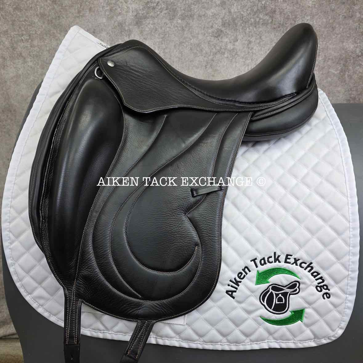 2015 GMD Germida Ratomka Piaffe Monoflap Dressage Saddle, 16.5" Seat, Wide Tree, Foam Panels