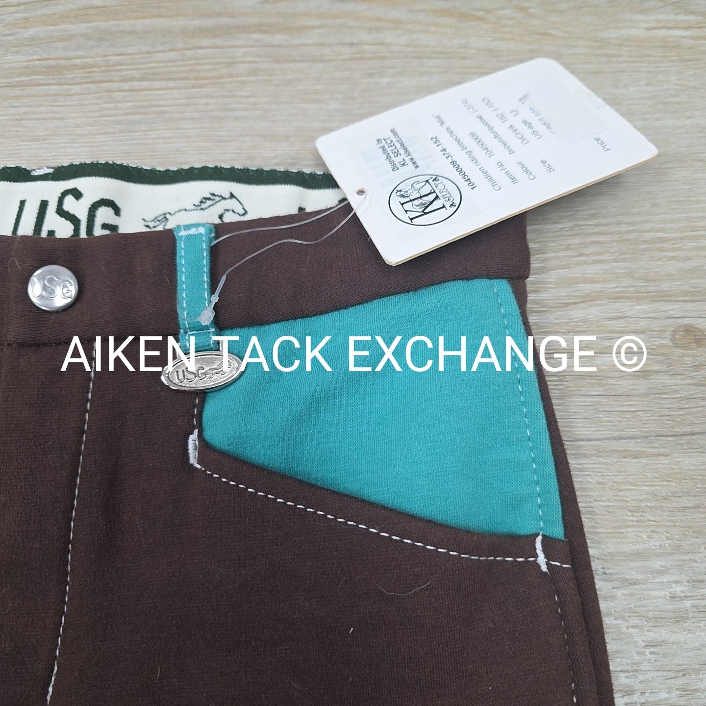 KL Select USG Mia Knee Patch Breeches, Child's 12