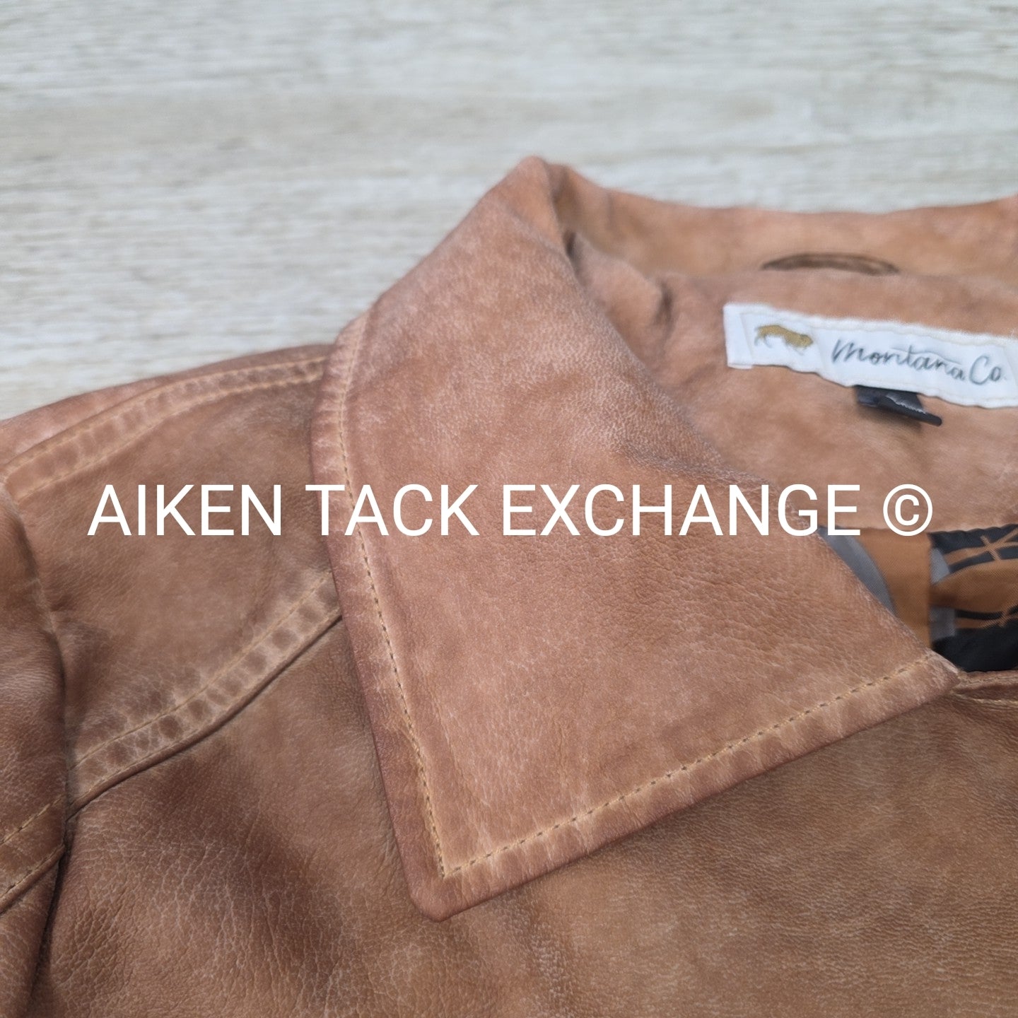 Montana Co. Faux Leather Jacket, Size Small