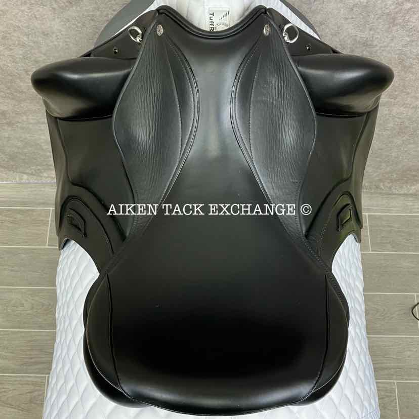2021 Aviar Rook 2.0 Monoflap Dressage Saddle, 17.5" Seat, Adjustable Tree, Foam Panels
