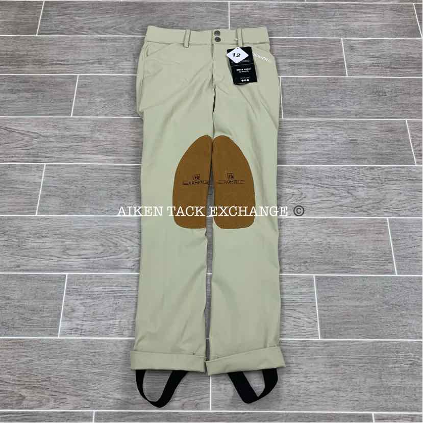 Romfh Euro Seat Knee Patch Jods, Size 12