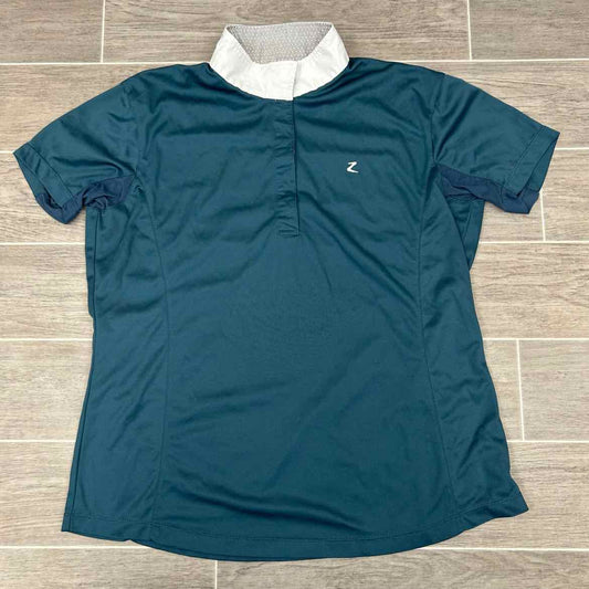 Horze Blaire Short Sleeve Show Shirt, Women's 14