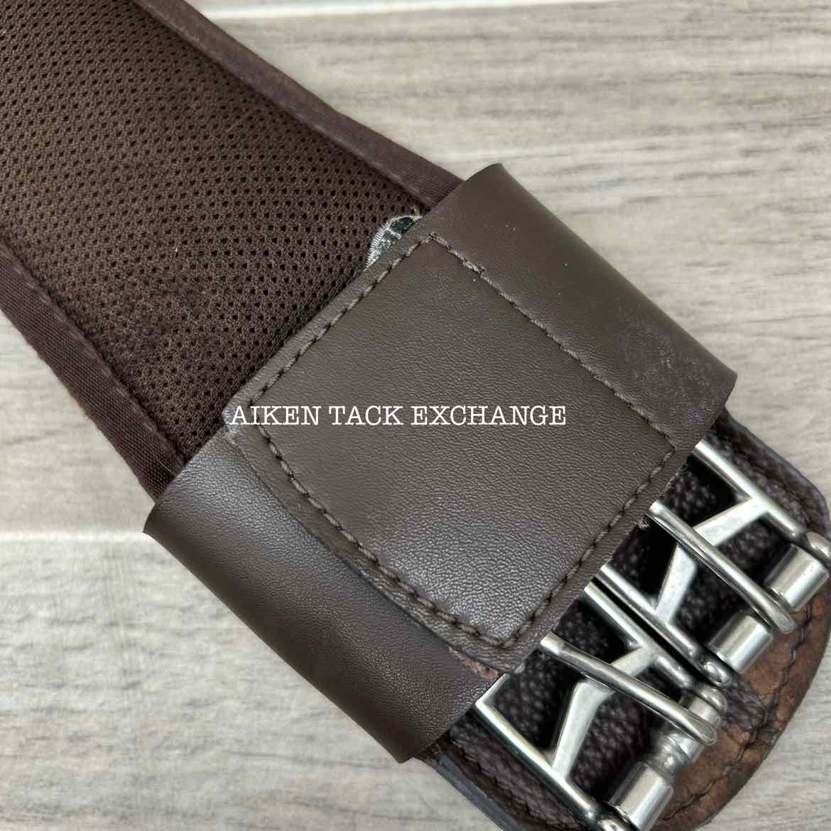 Pegasus Butterfly Rainer Dressage Girth, Brown, 28"