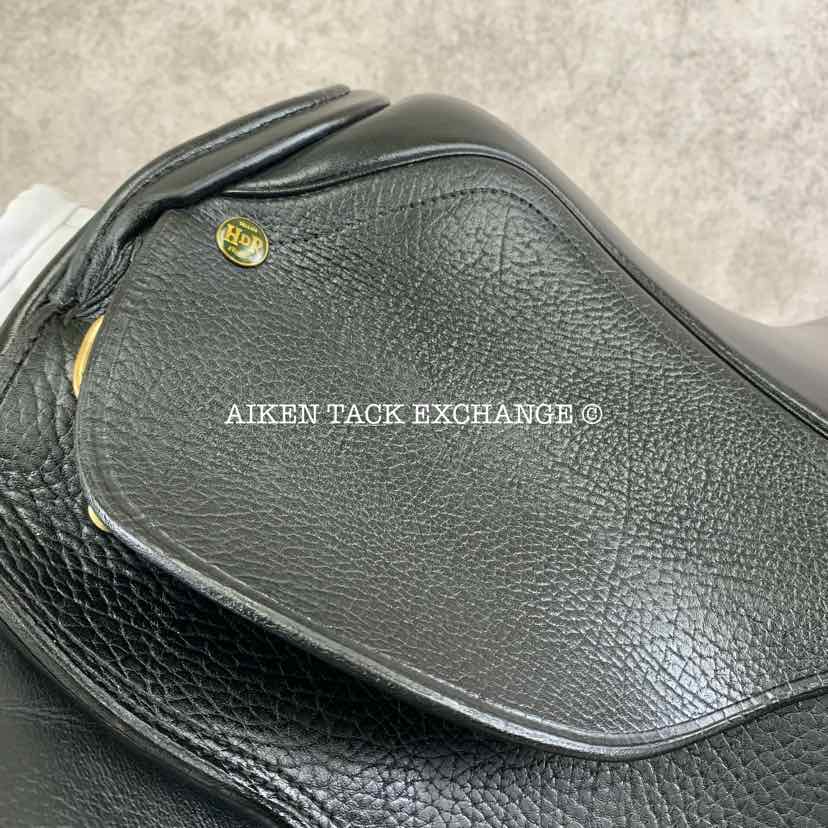 HDR Pro Buffalo Dressage Saddle, 17" Seat, Medium Wide Tree, Wool Flocked Panels