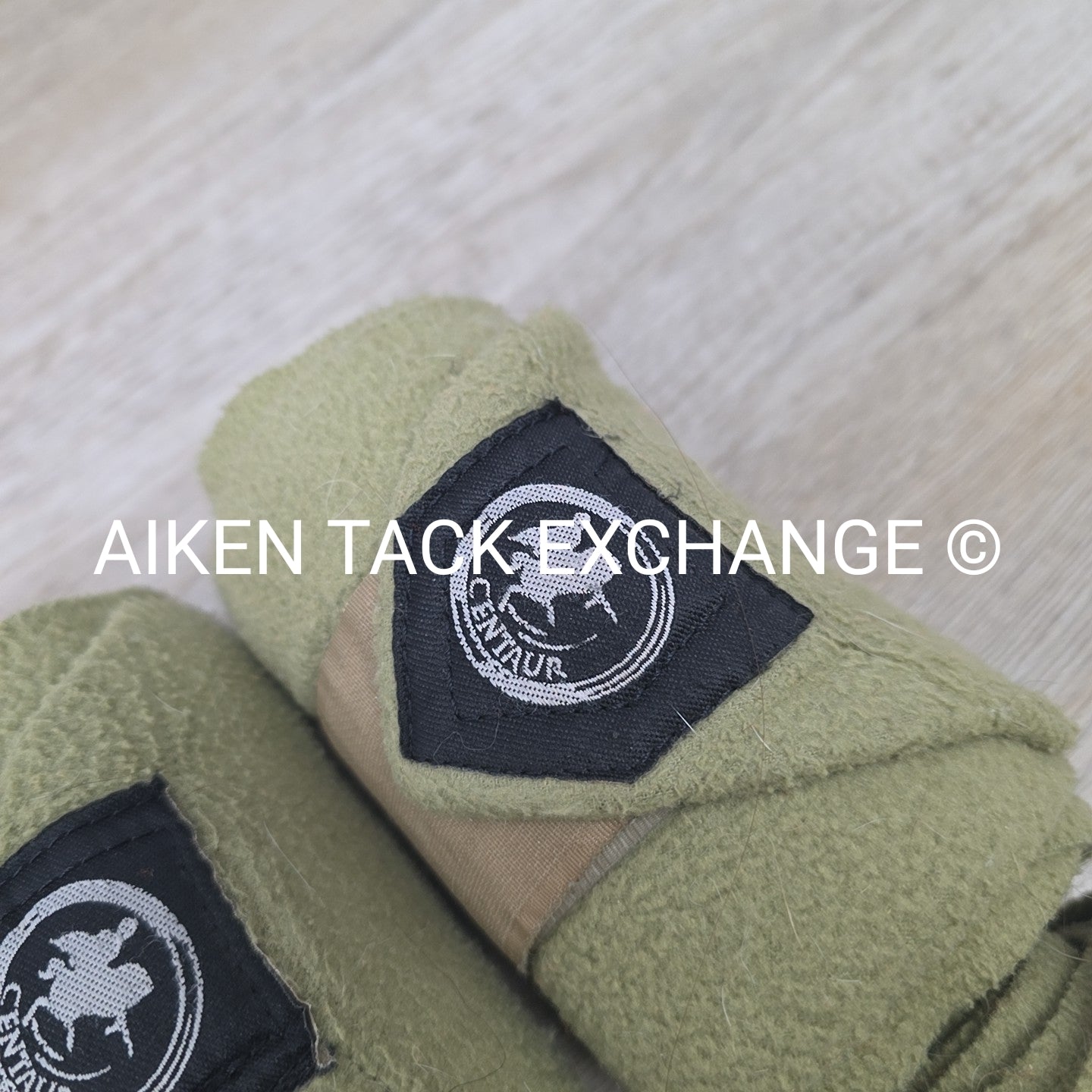 Centaur Fleece Polo Wraps, Olive Green, Set of 4