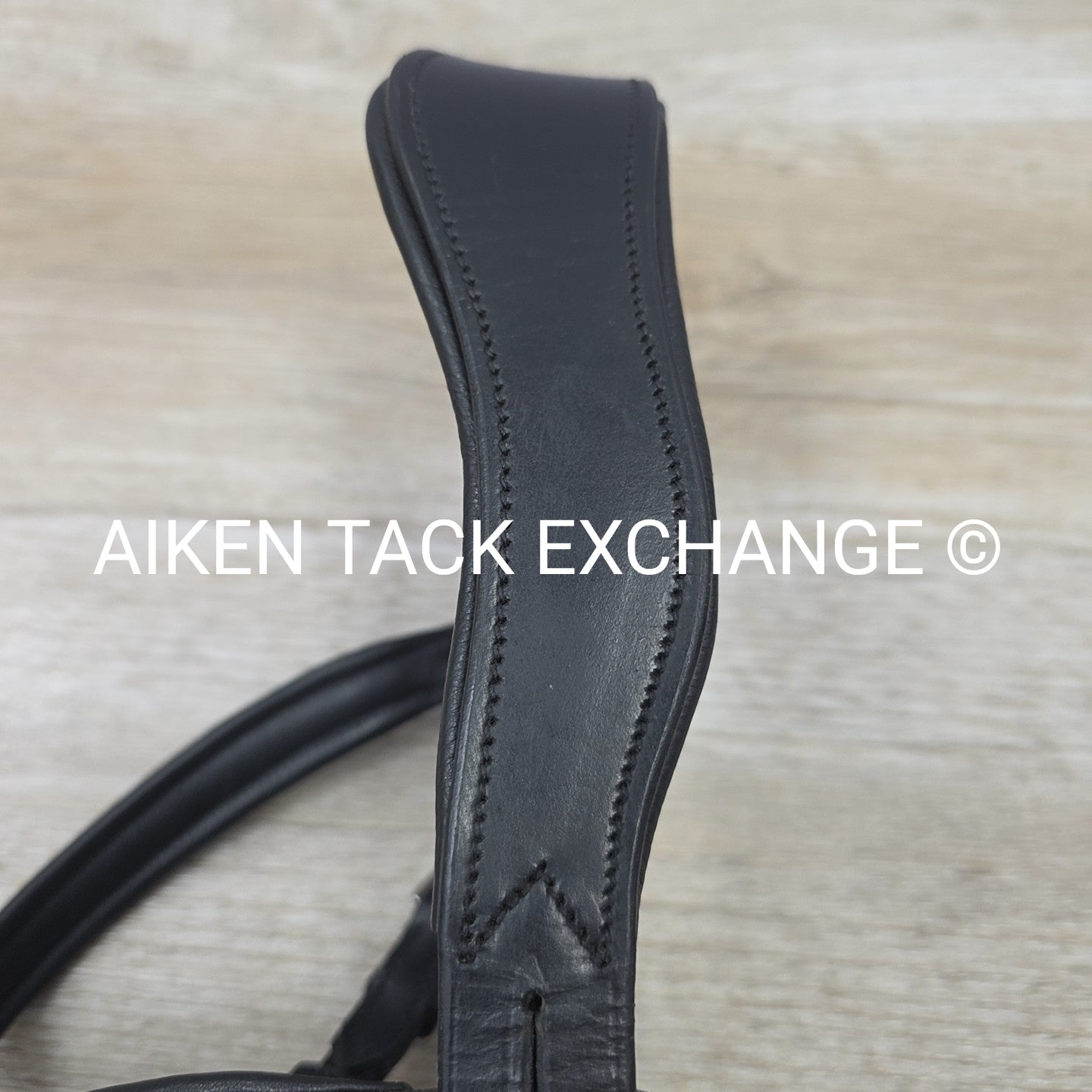 HDR Diamonte Dressage Bridle, Missing Throat Latch & Cheek Pieces, No Reins, Siz