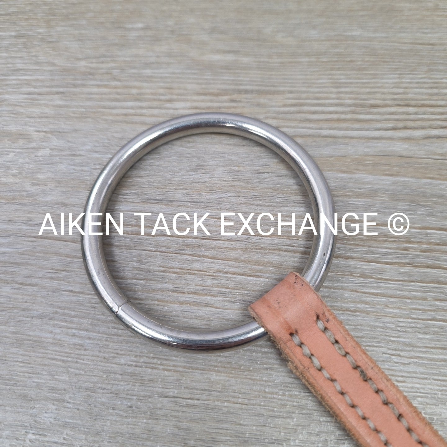 Straight Leather Loose Ring Bit 5"