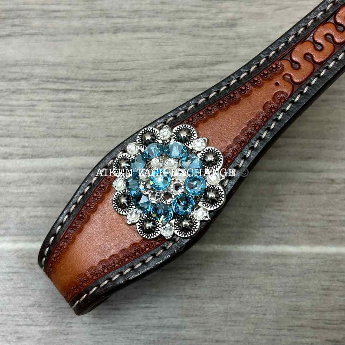 One Ear Western Headstall with Bling