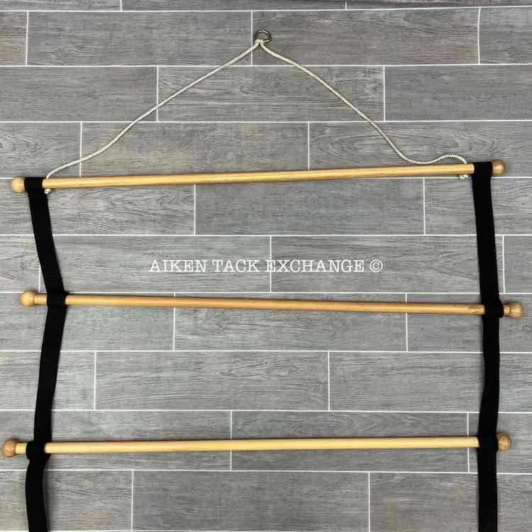 Hanging Wooden Blanket Rack
