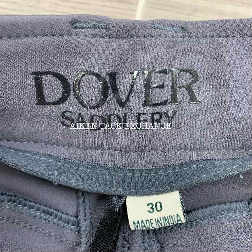 Dover Saddlery Silicone Grip Knee Patch Breeches, Size 30