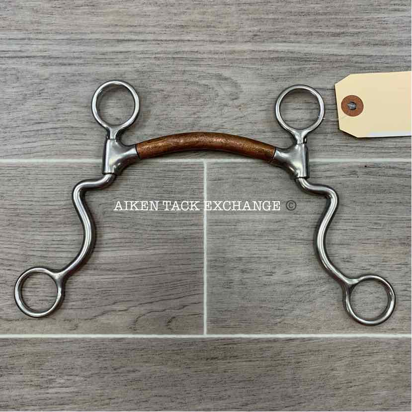 Copper Mullen Mouth Shanked Bit 4.5"