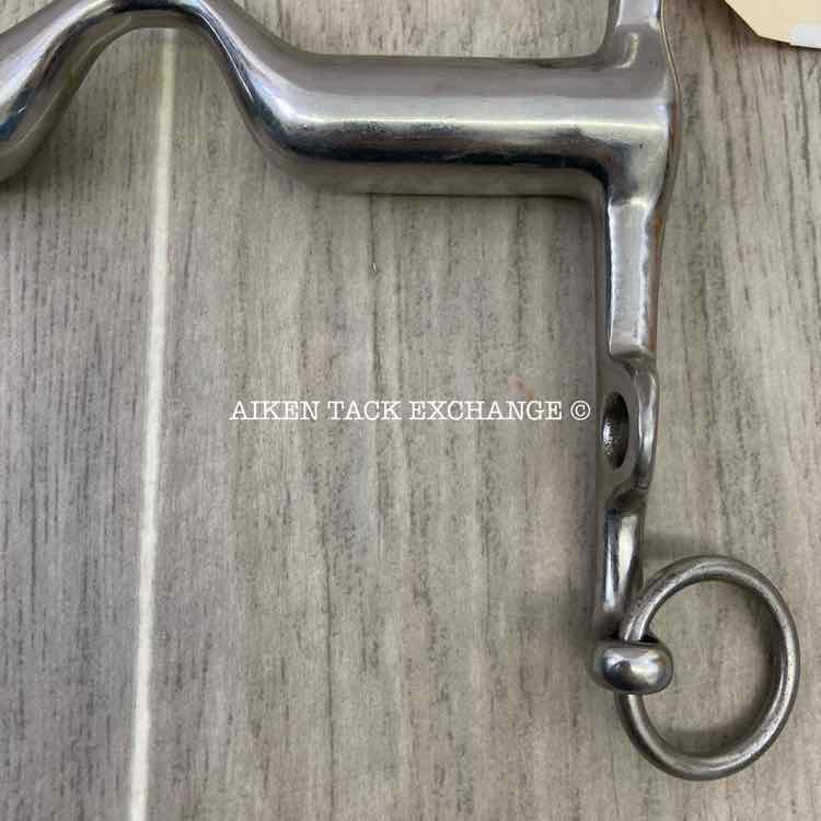 Hollow Mullen Mouth Weymouth Bit, No Curb Chain 5.25"