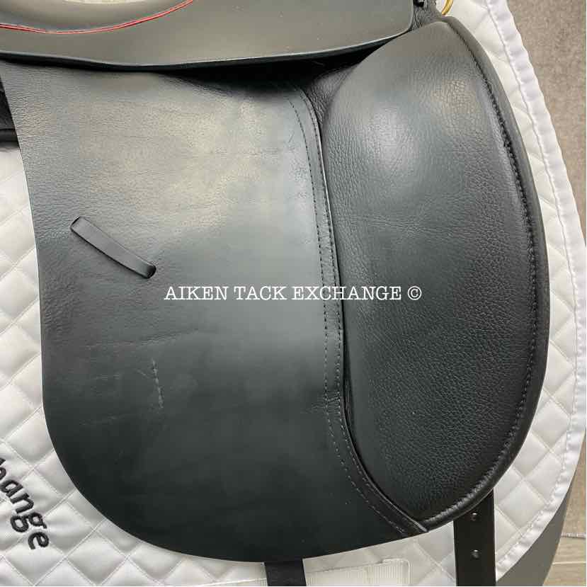 2022 JRD Bella Dressage Saddle, 19" Seat, Short Flap, Wide Tree, Wool Flocked Panels