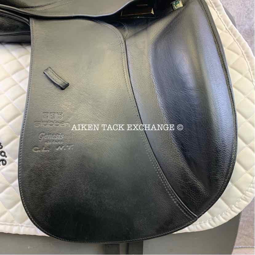 **SOLD** 2012 Stubben D Genesis CL NT Deluxe Dressage Saddle, 17.5" Seat, 29 cm Tree - Medium, Wool Flocked Panels