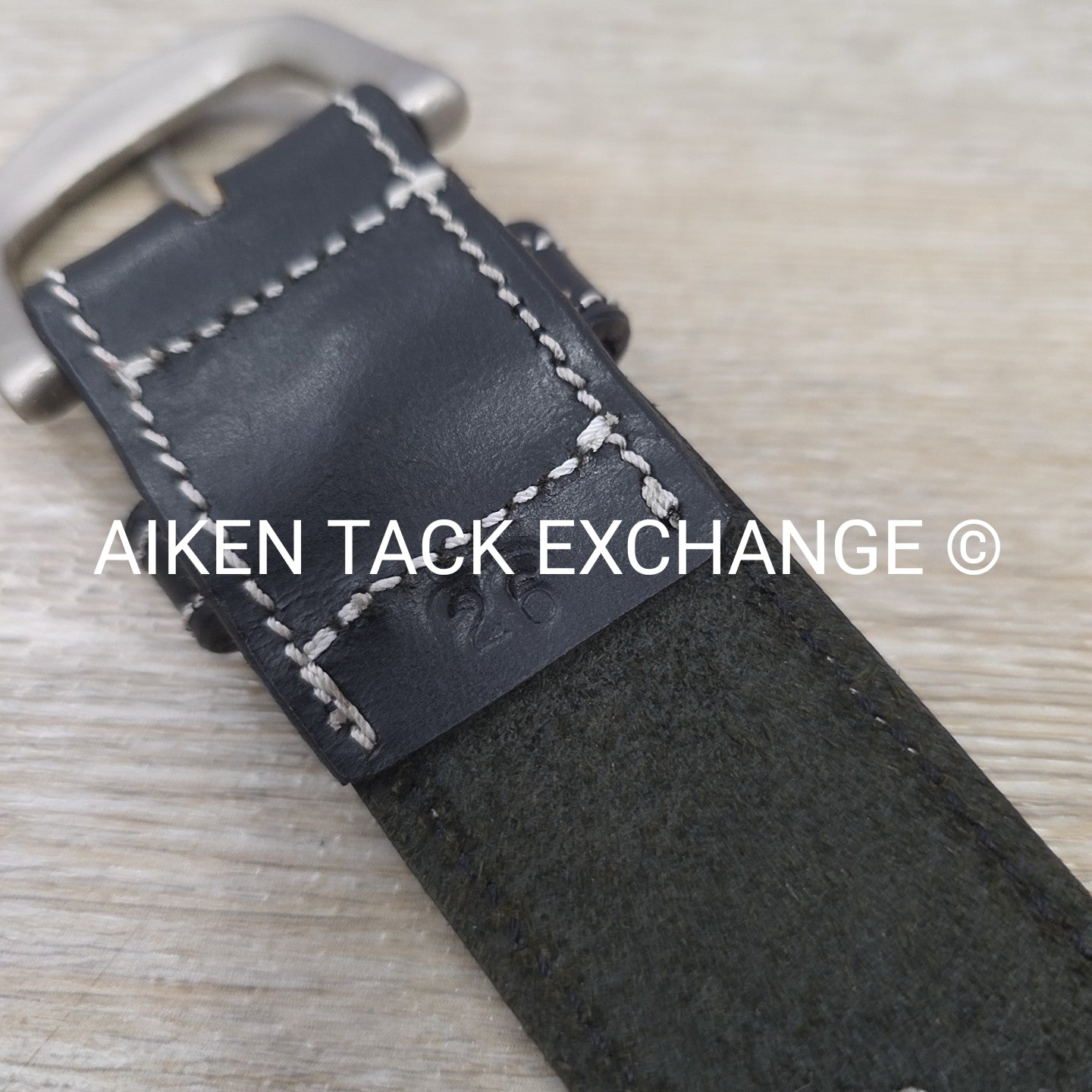 Dover Saddlery Fancy Stitched Belt, Black, 28
