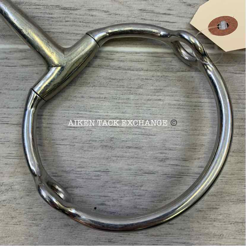 Single Joint Large Ring Eggbutt Polo Gag 5.5"