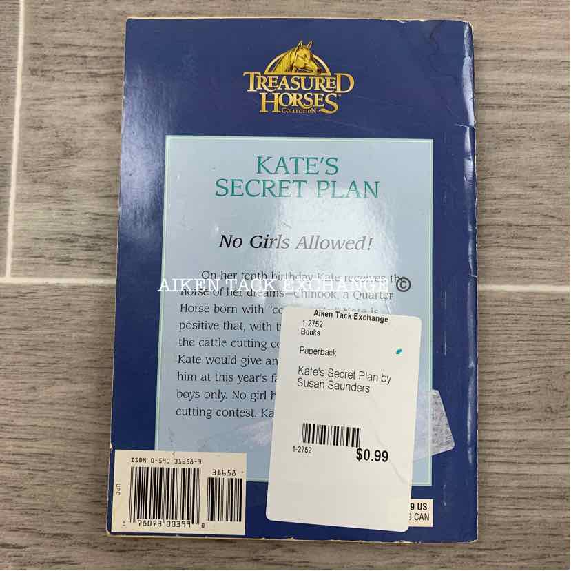 Kate's Secret Plan by Susan Saunders