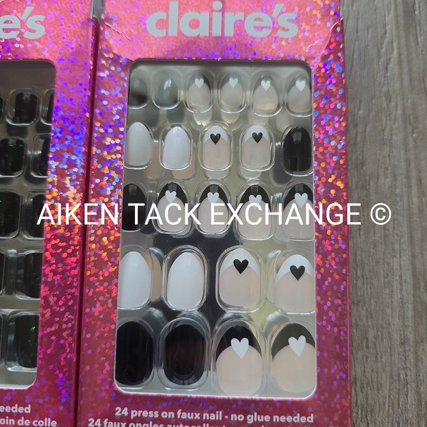Claire's Press-On Nails (2 Sets) - 24 Count Each (48 Total)