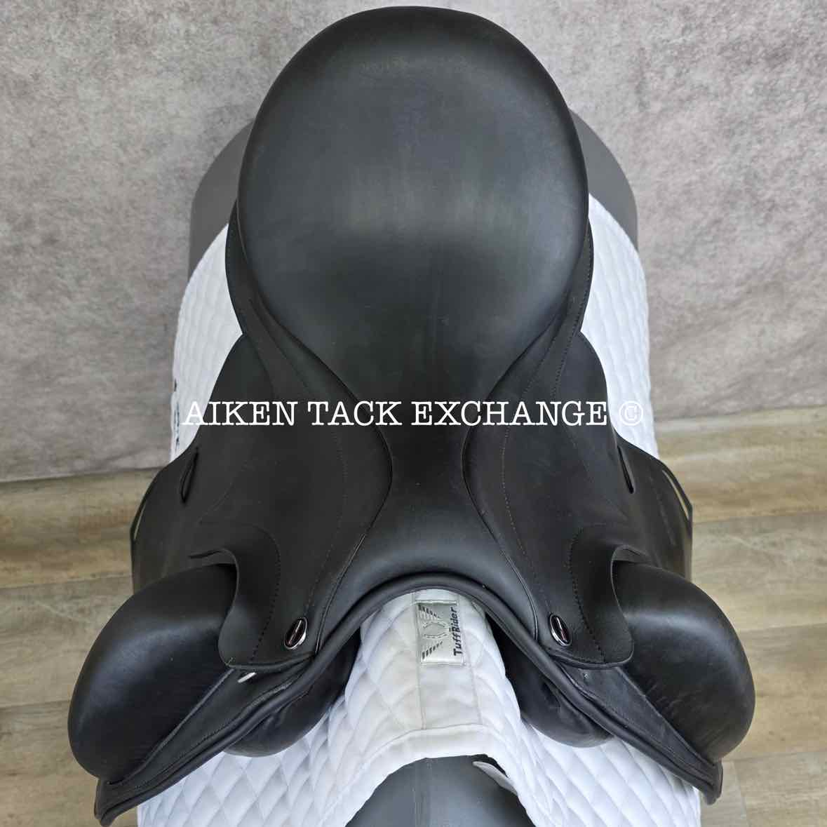 2017 Erreplus Freestyle Monoflap Dressage Saddle, 17" Seat, Adjustable Tree, Wool Flocked Panels
