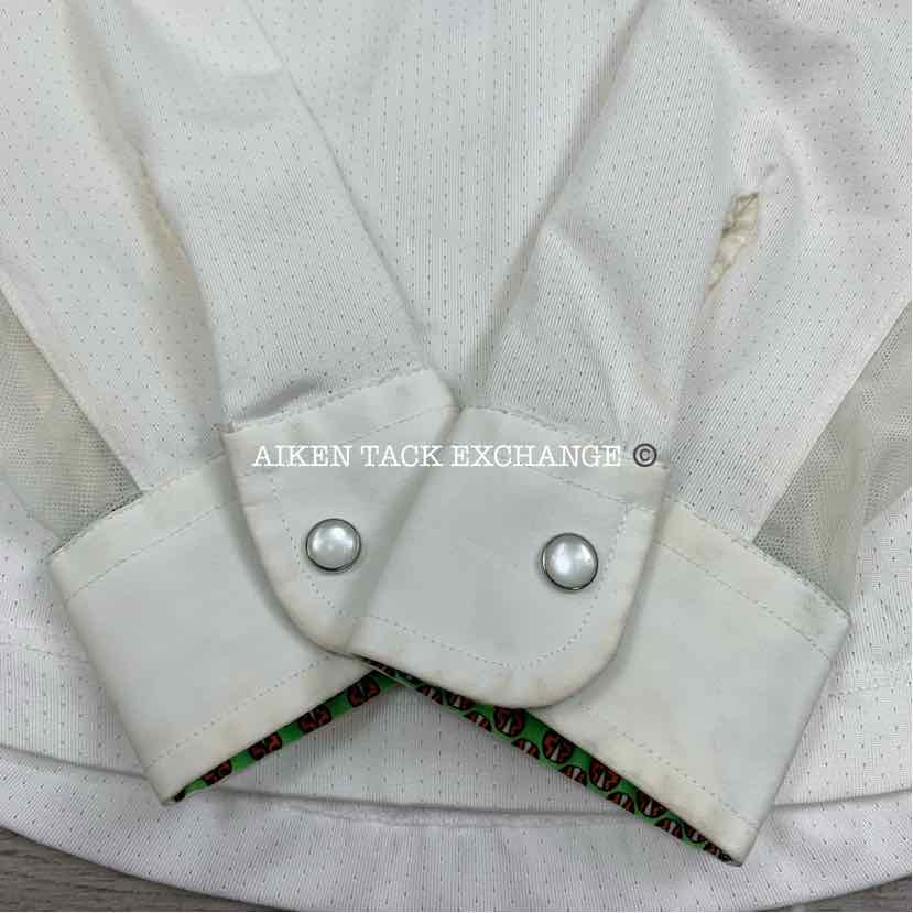 Essex Classics Talent Yarn Long Sleeve Sun Shirt Show Shirt, Size Medium