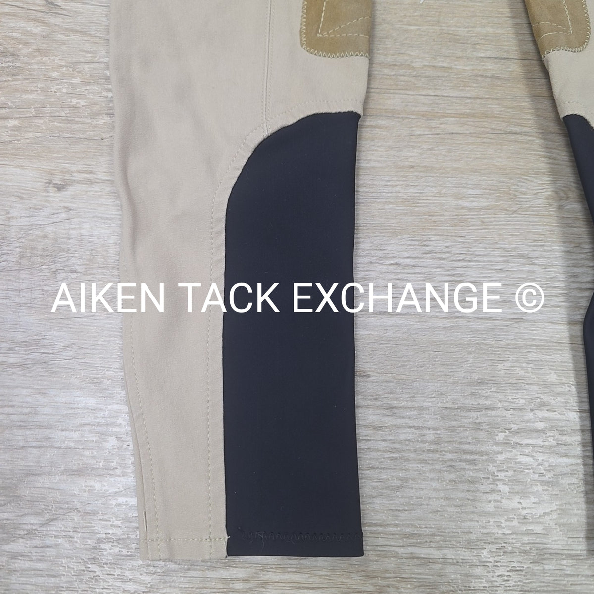 Tailored Sportsman Trophy Hunter Sock Bottom Knee Patch Breeches, Size 24