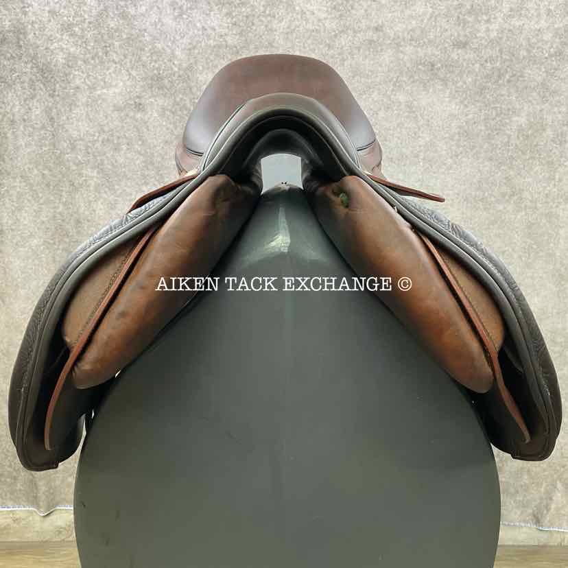 2013 Devoucoux Haurra 2 Close Contact Jump Saddle, 16.5" Seat, 0A Flap, Medium Tree, Wool Flocked Panels