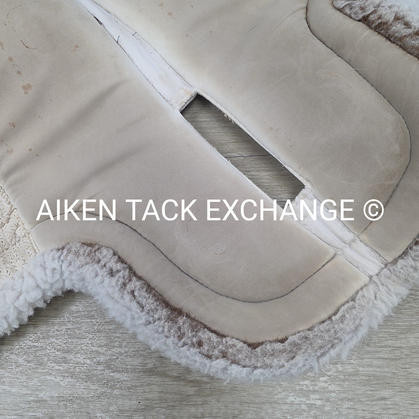 EcoGold CoolFit Hunter Saddle Pad, White, Size Medium
