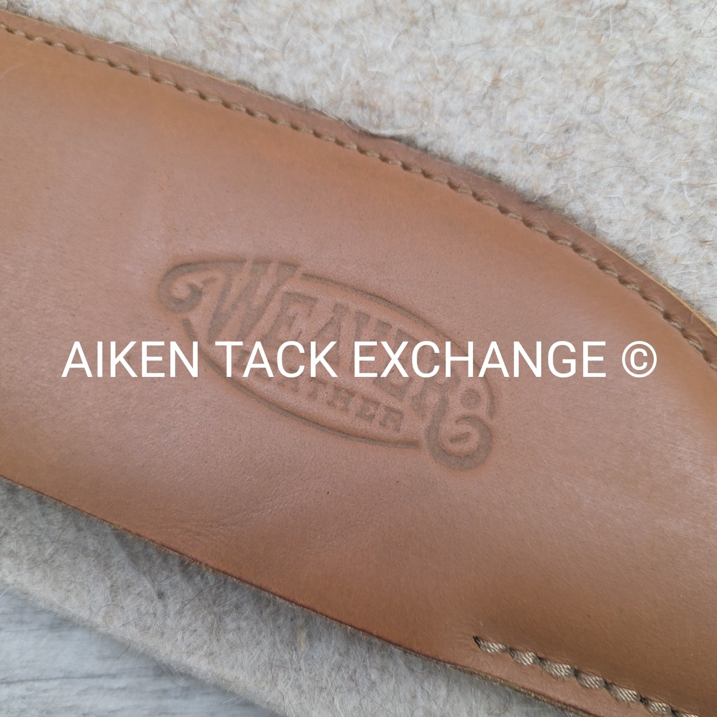 Weaver Leather Contour Wool Belt Felt Western Saddle Pad
