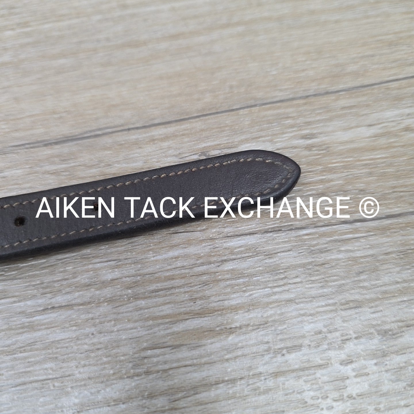Padded Fancy Stitch Noseband, Brown, Size Full