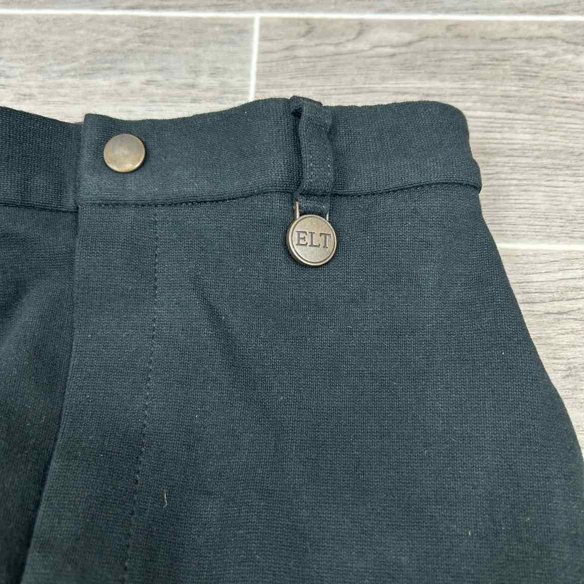 ELT Children's Full Seat Breeches, Black, Size 12, Brand New