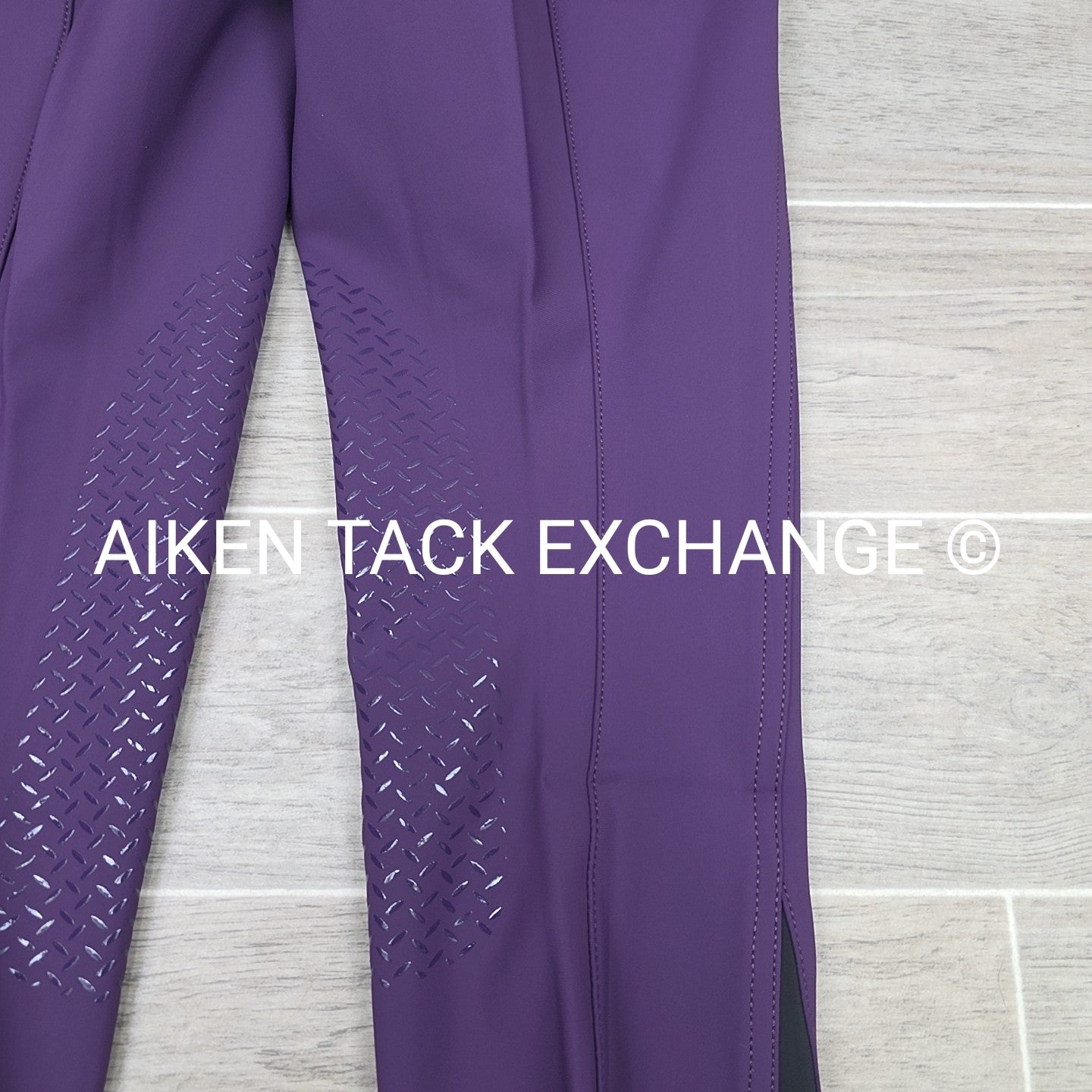 KL Select Gabrielle Knee Patch Breeches, Purple, Women's Size 26R